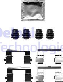 Delphi LX0697 - Accessory Kit for disc brake Pads www.parts5.com