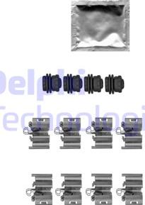 Delphi LX0668 - Set accesorii, placute frana www.parts5.com