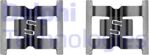 Delphi LX0682 - Accessory Kit for disc brake Pads www.parts5.com