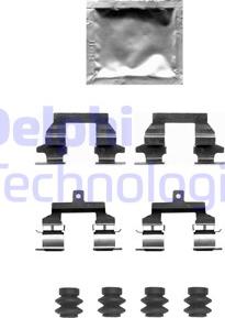 Delphi LX0678 - Accessory Kit for disc brake Pads www.parts5.com