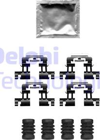 Delphi LX0677 - Accessory Kit for disc brake Pads www.parts5.com