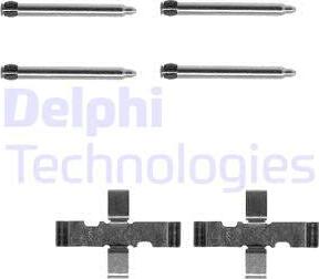 Delphi LX0095 - Set accesorii, placute frana www.parts5.com