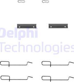 Delphi LX0142 - Set accesorii, placute frana www.parts5.com