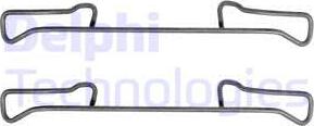 Delphi LX0155 - Set accesorii, placute frana www.parts5.com