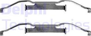 Delphi LX0153 - Accessory Kit for disc brake Pads parts5.com