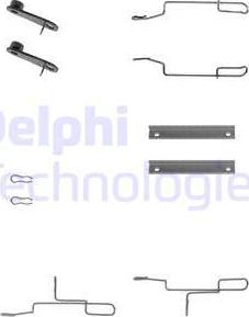 Delphi LX0168 - Accessory Kit for disc brake Pads www.parts5.com