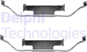 Delphi LX0136 - Accessory Kit for disc brake Pads www.parts5.com