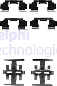 Delphi LX0130 - Accessory Kit for disc brake Pads www.parts5.com