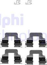 Delphi LX0342 - Set accesorii, placute frana www.parts5.com