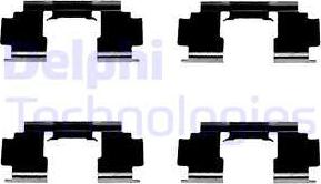 Delphi LX0301 - Accessory Kit for disc brake Pads parts5.com