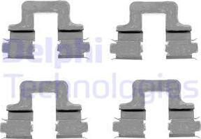 Delphi LX0379 - Accessory Kit for disc brake Pads www.parts5.com