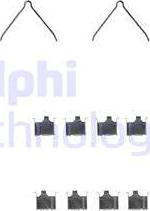 Delphi LX0229 - Set accesorii, placute frana www.parts5.com