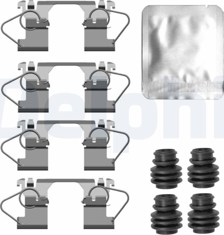 Delphi LX0744 - Accessory Kit for disc brake Pads www.parts5.com