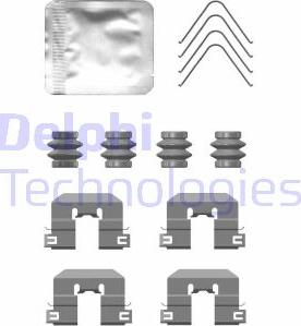 Delphi LX0764 - Accessory Kit for disc brake Pads parts5.com