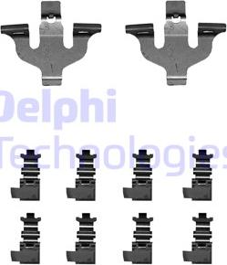 Delphi LX0714 - Accessory Kit for disc brake Pads www.parts5.com