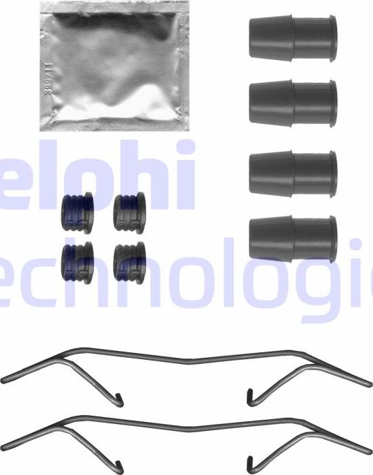 Delphi LX0717 - Accessory Kit for disc brake Pads www.parts5.com