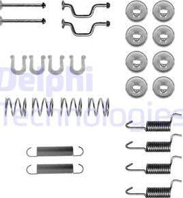 Delphi LY1408 - Accessory Kit, parking brake shoes parts5.com