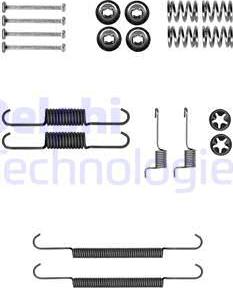 Delphi LY1418 - Accessory Kit, parking brake shoes www.parts5.com