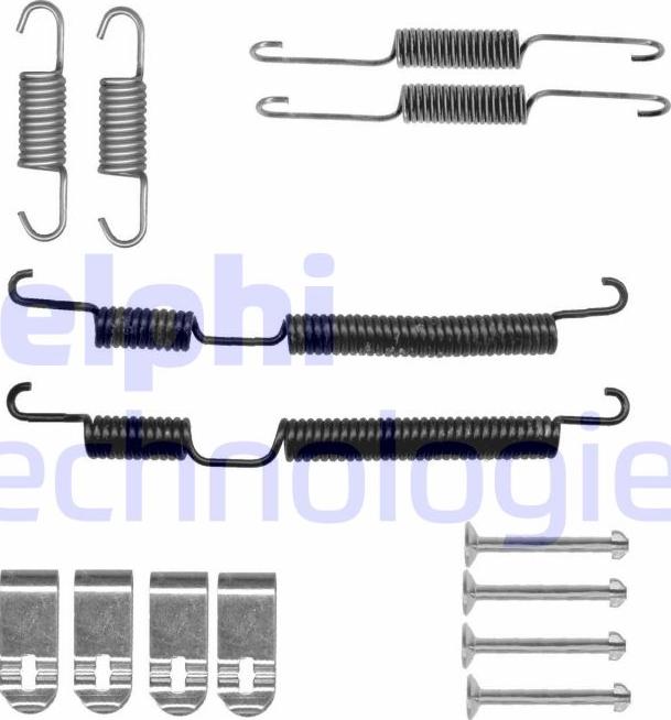 Delphi LY1432 - Set accesorii, sabot de frana www.parts5.com