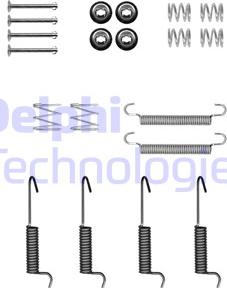 Delphi LY1424 - Accessory Kit, parking brake shoes www.parts5.com