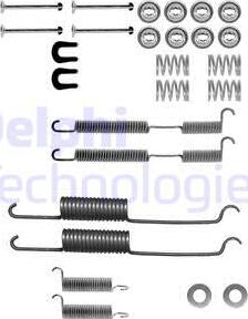 Delphi LY1092 - Σετ βοηθ. εξαρτημάτων, σιαγόνες φρένου www.parts5.com