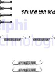 Delphi LY1042 - Tartozékkészlet, rögzítőfék pofa www.parts5.com