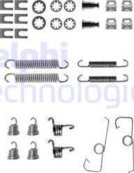 Delphi LY1053 - Komplet pribora, kočne papuče www.parts5.com