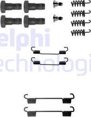 Delphi LY1198 - Zestaw akcesoriów, szczęki hamulcowe hamulca postojowego www.parts5.com