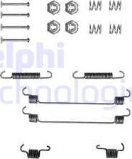 Delphi LY1112 - Sada příslušenství, brzdové čelisti www.parts5.com