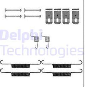 Delphi LY1399 - Zestaw akcesoriów, szczęki hamulcowe hamulca postojowego www.parts5.com