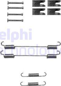 Delphi LY1346 - Σετ βοηθ. εξαρτημάτων, σιαγόνες φρένου parts5.com