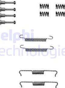 Delphi LY1330 - Zestaw akcesoriów, szczęki hamulcowe hamulca postojowego www.parts5.com