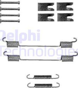 Delphi LY1327 - Sada příslušenství, brzdové čelisti www.parts5.com