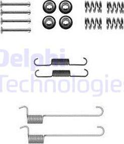 Delphi LY1379 - Zestaw akcesoriów, szczęki hamulcowe hamulca postojowego www.parts5.com