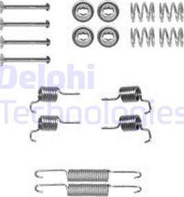 Delphi LY1372 - Aksesuar seti, El freni pabucu www.parts5.com