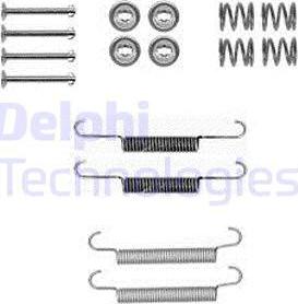 Delphi LY1377 - Set accesorii, saboti frana parcare www.parts5.com