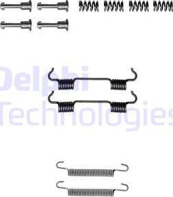 Delphi LY1297 - Set accesorii, saboti frana parcare www.parts5.com