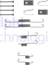 Delphi LY1266 - Accessory Kit, brake shoes www.parts5.com