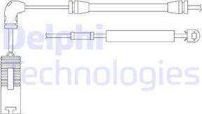 Delphi LZ0157 - Contacto de aviso, desgaste de los frenos www.parts5.com