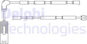 Delphi LZ0182 - Сигнализатор, износ тормозных колодок www.parts5.com