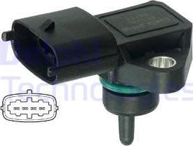 Delphi PS10150 - Sensor, intake manifold pressure www.parts5.com