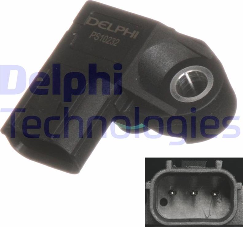 Delphi PS10232-12B1 - Senzor tlaku sacího potrubí www.parts5.com