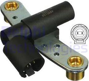 Delphi SS10889 - Senzor impulsuri, arbore cotit www.parts5.com