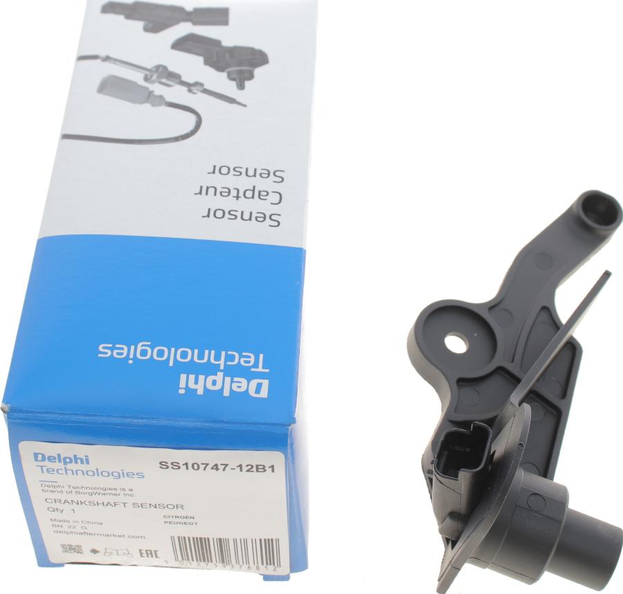 Delphi SS10747-12B1 - Sensor, crankshaft pulse www.parts5.com