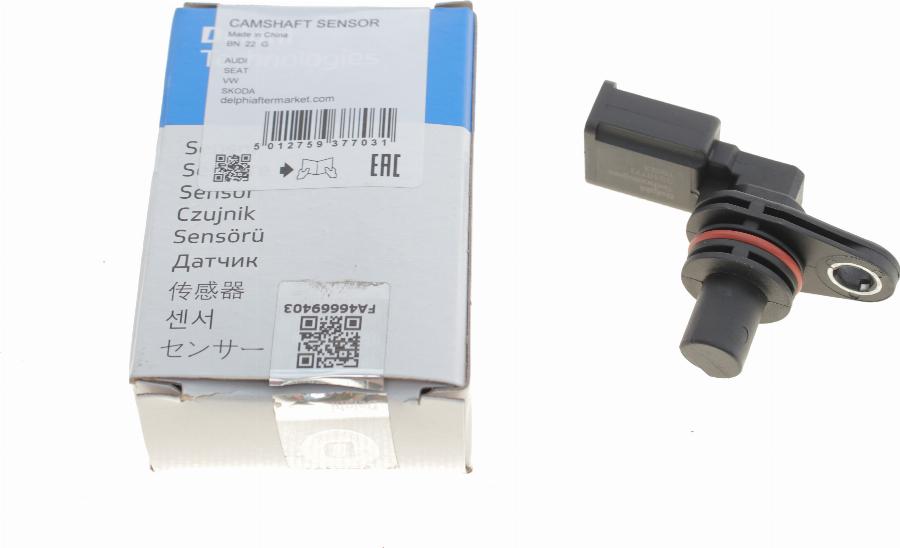 Delphi SS10771-12B1 - Senzor,pozitie ax cu came www.parts5.com