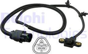 Delphi SS11089 - Sensor, crankshaft pulse www.parts5.com