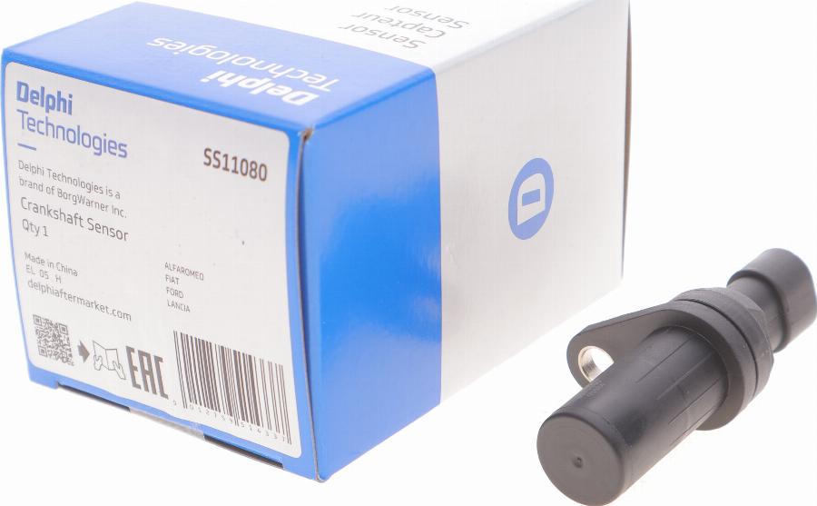 Delphi SS11080 - Sensor, crankshaft pulse www.parts5.com