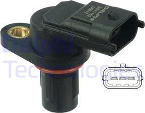 Delphi SS11152 - Sensor, camshaft position parts5.com