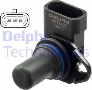 Delphi SS11303 - Sensor, camshaft position www.parts5.com