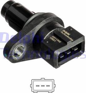 Delphi SS11302 - Senzor,pozitie ax cu came www.parts5.com